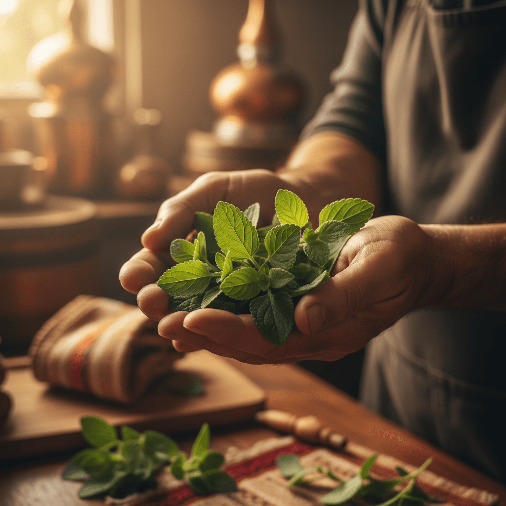 Ancestral Muña Muña leaves