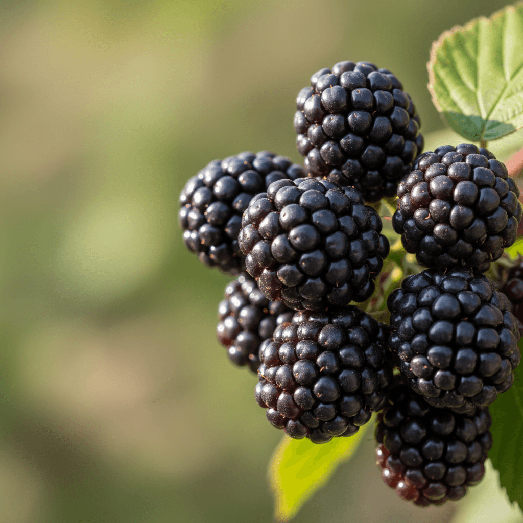 Fresh blackberries for disiaco blend